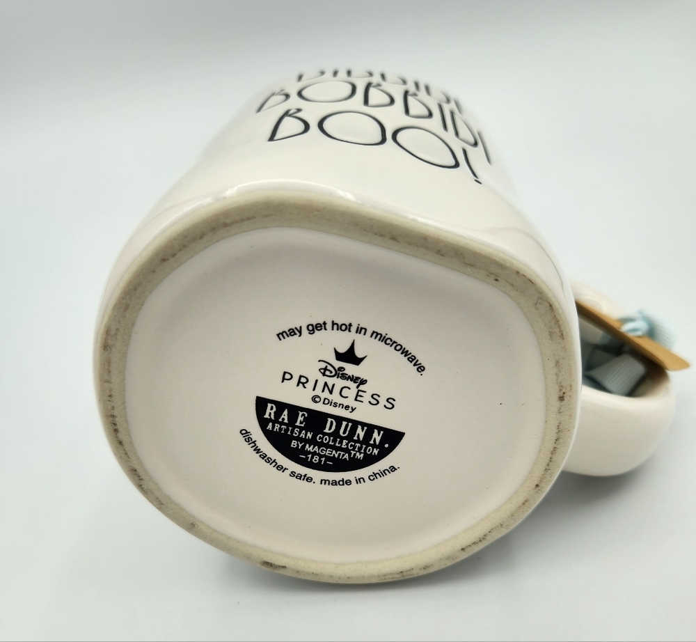 Rae Dunn Bibbidi Bobbidi Boo! Princess‎ Carriage White Coffee/Tea Mug NEW - Picture 4 of 5